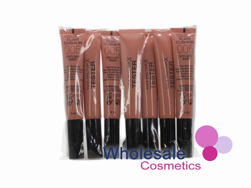 7 x Max Factor Elixir Cushion Lip Color 9ml TESTER STOCK - 005 SPOTLIGHT SHEER